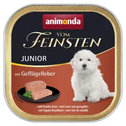ANIMONDA Vom Feinsten Dog Junior wątróbka drobiowa 150g